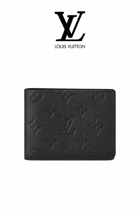 جزدان شبابي -  Louis Vuitton / شامل علبة الشركة  - شعار / اسود صغير